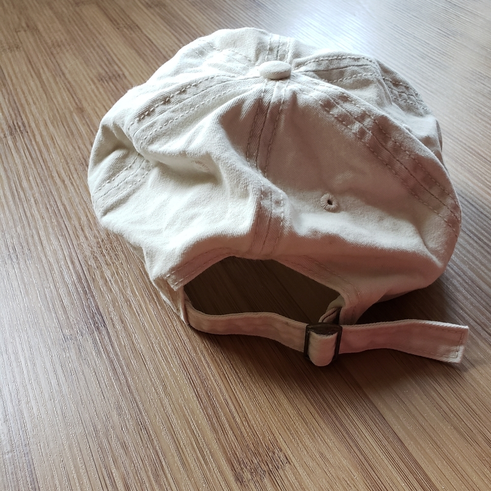 Ivory Cap Dad Hat - Picture 3 of 4